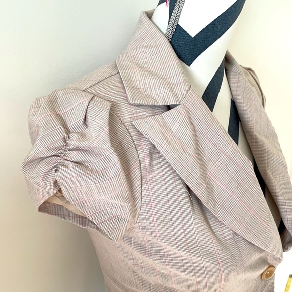 Rampage Plaid Blazer - Picture 3 of 5